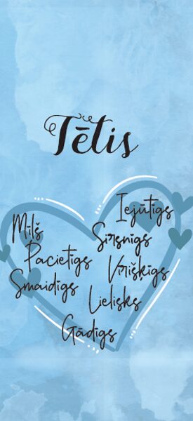 Šokokartiņa "Tētis"