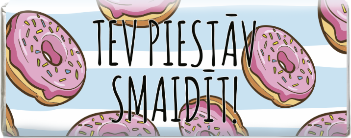 Mini šokolāde - Tev piestāv smaidīt!