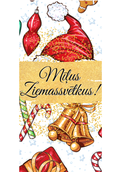 Tumšā šokolāde ''Mīļus Ziemassvētkus!''