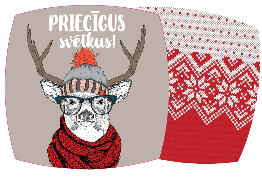 Paliktnis ''Priecīgus svētkus!''